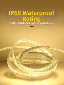 JINFI | 3-Color Adjustable LED Strip Light 220V Waterproof