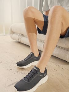 Skechers สเก็ตเชอร์ส รองเท้า ผู้ชาย Slip-Ins BOBS Sport Bobs Squad Chaos Shoes - 118303W-BBK