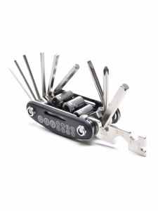 Bicycle 16 in 1 Repair Tools Multifunction Allen Wrench Pocket Tools Portable Tool Set