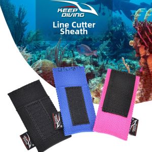 KEEP DIVING | Diving Knife Sheath With Webbing And Velcro For Rope Cutter Storage