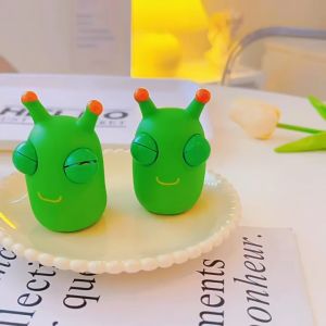 Đồ Chơi Bóp Xả Stress Hình Sâu Được Phong Cách 3D Mắt Xanh