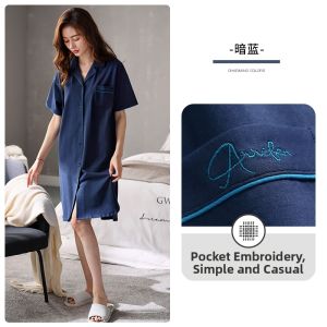 JIALEFEN | Summer Maternity Long Maxi Nightdress
