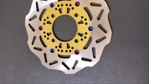 Piringan Disc Cakram Depan Variasi Floating 4 Lubang Buat Motor Yamaha Matic Mio Karbu / Mio Old