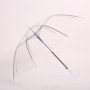 GUANGMANZHI | Thickened Transparent Straight Handle Umbrella
