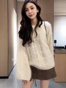 SUSHE | Casual High-End Wool Sweater Knitted Round Neck