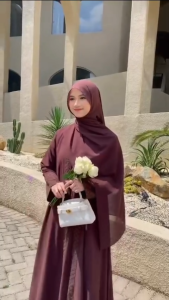 Melisa Abaya Sultan Model Mewah Terbaru 2026 Turki Dubay Ceruty Import Premium Outer Menyatu Gamis Abaya Hitam Burgundy Mahogany Lebaran Viral Remaja Abg Dewasa Aesthetic Jumbo Kondangan Pesta Elegan Kekinian