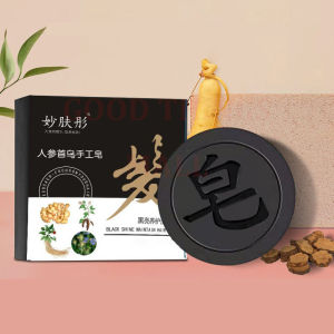 Natural HE SHOU WU Shampoo Soap Plant Extract Handmade Chinese Medicine Soap To Remove Mites Prevent Shedding Control Oil Fix Hair Natural Maintenance Shampoo Soap