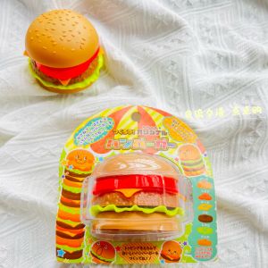 Fun Toy Burger French Fries Chicken Blocks Drink Vending Machine Role Play Toys for Children Creativity Development PVC Material