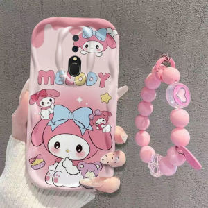 Oppo A9 Cute Cartoon Silicone Protective Phone Case with Airbag Anti-fall Protection for Students And Best Friends High Aesthetic Value