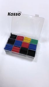 Kosso 560 ชิ้น ปลอกหุ้มสายไฟ Wire protection sleeve ท่อหดสายไฟ ท่อหดความร้อน หุ้มสายไฟ หลายขนาด สำหรับ สายไฟ สายลำโพง ฉนวนหุ้มสายไฟ เทปพันสายไฟ ปลอกหุ้มสายไฟ ท่อหดหุ้มสายไฟ #440 FSA