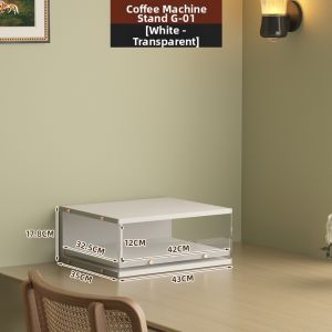 Coffee Cup & Capsule Storage Organizer Acrylic