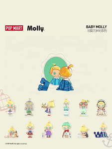 (จุ่มเดี่ยว/ยกBOX)(📍พร้อมส่งในไทย) POPMART BABY MOLLY When I Was Three