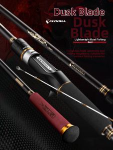 Ecooda | Lightweight Boat Fishing Rod Solid Carbon Fuji Guides