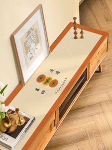 ผ้าคลุมโต๊ะทานอาหารหนัง PVC กันน้ำ กันเปื้อน สำหรับชั้นวางรองเท้า หน้าบ้าน สไตล์เหนือค่า ผ้าคลุมชั้นวางรองเท้า ผ้าคลุมตู้เสื้อผ้า