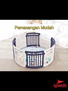 001-1207 MOLION SNI Pagar Bayi Bulat Bundar Anak Playpen Prosotan Anak PlayFence 001-1207