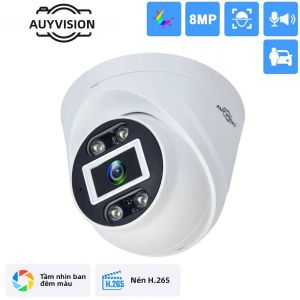 Camera IP Kim Loại XMEYE 4K 8MP PoE Với Loa Âm Thanh Hai Chiều Tầm Nhìn Ban Đêm Màu Sắc H.265 Góc Rộng AI Giám Sát Video CCTV An Ninh