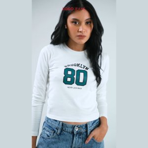 Logo Jeans Kaos Wanita Waverley Offwhite 14869L4OW