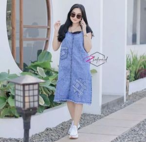 Overall Gauni Jeans wanita yang lagi trend Al hafiz st