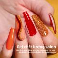 LIMEGIRL 6 Cái Bộ Sơn Móng Tay Gel Giáng Sinh UV LED Varnish Bán Vĩnh Cửu Ngâm Tắt Bộ Dụng Cụ Làm Móng 8Ml Mỗi Loại. 