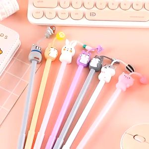 Pena Gel Karakter Binatang Pen Hewat Lucu Pulpen Gel Kulitas PST