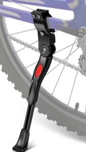 Bicycle Rear Kick Bracket Aluminum Alloy Rear Bracket Height Adjustable Bicycle Footrest Anti Slip Rubber Bottom Support