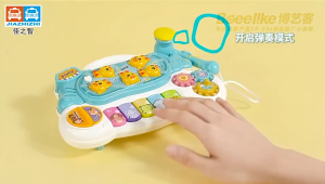Đàn piano nốt nhạc tiếng kêu động vật Kết hợp Đập Chuột Đồ Chơi Thông Minh Cho Bé