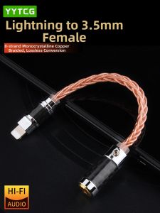Dây Chuyển Đổi Âm Thanh Hi-Fi DAC Giải Mã Lightning sang 3.5mm Type-C sang 2.5mm Dòng Cân Bằng