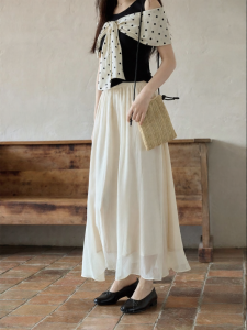 seemon | Chân Váy Dạng A-Line Thẳng Tulle Phong Cách Hàn Quốc Elegance