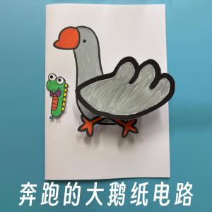 Creative Running Goose Paper Circuit Science Experiment Toys DIY Material Kit for Children 3-14 Years Old Boys And Girls