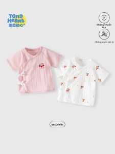 TONGLIANCHUXIN | Bộ 2 Quần Áo Bé Trai Không Tay Chất Liệu Cotton Nhẹ