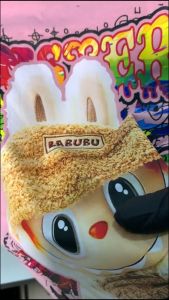 Kaos Labubu Anak Pink SHIBAKIDS C28  Usia 3 tahun s/d 14 tahun baju anak cewek tangan pendek