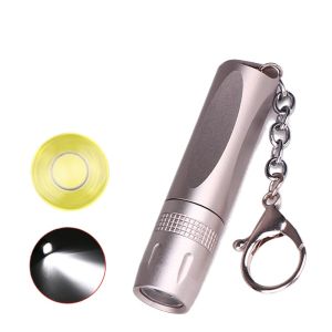 New T6 Strong Light Flashlight Aluminum Alloy Handheld Mini Portable Buckle Emergency Light LED Rechargeable Torch Outdoor