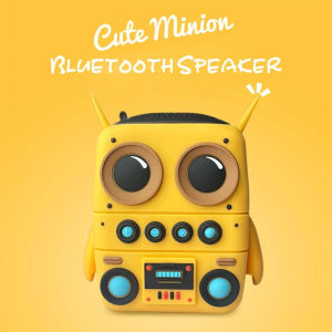 📻【Readystock】 + FREE Shipping 📻 ET Minion Shape Speaker Portable Home Cute Mini Wireless Audio Mini Outdoor Portable Creative Small Speaker