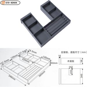 กล่องเก็บของสำหรับตู้น้ำยาสบู่ในห้องน้ำแบบแท่นล้างหน้า กล่องเก็บของแบบตู้ กล่องเสริม วัสดุ ABS Nylon จากจีนแผ่นดินใหญ่