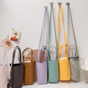 Tumbler Bag Cup Holder Bag Mug Holder Drink Carrier Bag Beverage Bag Water Bottle Bag Sport Water Bottle Cover Canvas Cup Pouch OUA2390