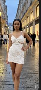 ลูกไม้ โชว์เอวข้าง มัดหลังแบบสับร สายเที่ยวสายปาร์ตี้ออกเดท