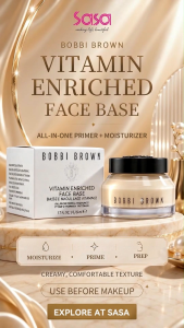 BOBBI BROWN Vitamin Enriched Face Base Primer Lightweight Long‑Lasting Pore Conceal Hydrate Moisturize (50ml)