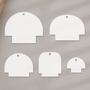 YOMDID 5pcs Shell Zipper Bag Making Template Ruler Reusable DIY Shell Bag Pattern PET Sewing Template Holiday Birthday Gift