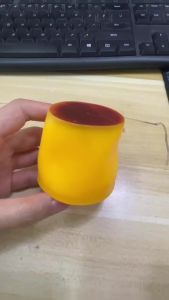 Caramel Pudding Crispy Squeezing Ball Squeezing Toy Popcorn Squeezing Ball Round Block Filled ASMR Adult Anti Pressure Toy