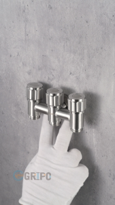 GRIPO Premium 304 Stainless Wall Type 3 Way Control Valve With Individual Controls + Bidet Set Matte