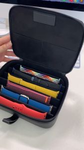 Strap Storage Bag Leather Tas Strap Apple Watch Coteci