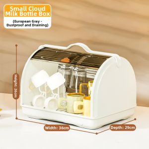 Large Dustproof Drying Bottle and Utensil Storage Box
