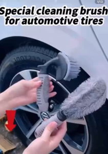 Car Cleaning Car Wash Brush 6in1 Car Tire Brush Wheel Brush Car Wash Gloves Dust Removal AP09