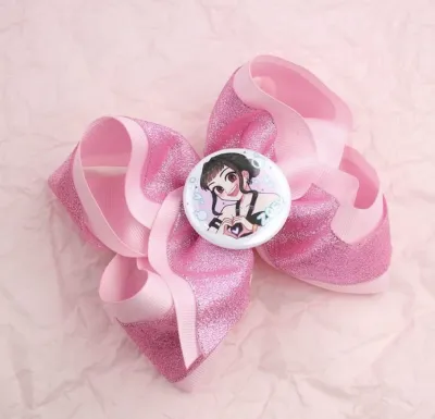 [SG Ready Stock] Kpop Demon Hunters Hair Bow Hair Pin Children Hair Bow Huntrix Rumi Mira Zoey