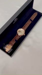 Đồng hồ cơ nam Orient Watch Sun And Moon RA-AS0009S10B lộ máy mặt kính sapphire chống xước dây da đeo tay chính hãng