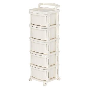 MEIZHUFU | Multi-Level Drawer Storage Cabinet for Baby Toys and Snacks