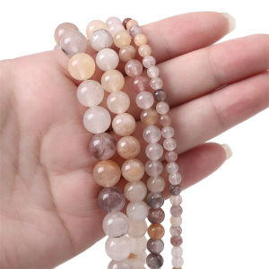 4/6/8/10mm Natural Stone Violet Jasper Stone Beads Round Loose Beads for DIY Necklace Bracelet Jewelry Making 15" 38cm