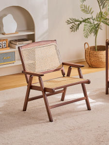 MANHAOSHI | Foldable Rattan Recliner Chair