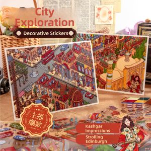 Mr.paper | 3D Cityscape DIY Sticker Set