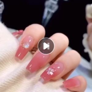 เพ้นท์เล็บเลื่อม ดอกซากุระ กลีบดอกไม้ อะไหล่มทาลิค ออโรร่า สายรุ้ง หมุดทอง ติดเล็บ อะไหล่เล็บ งานเกาหลี สวยมาก DIY